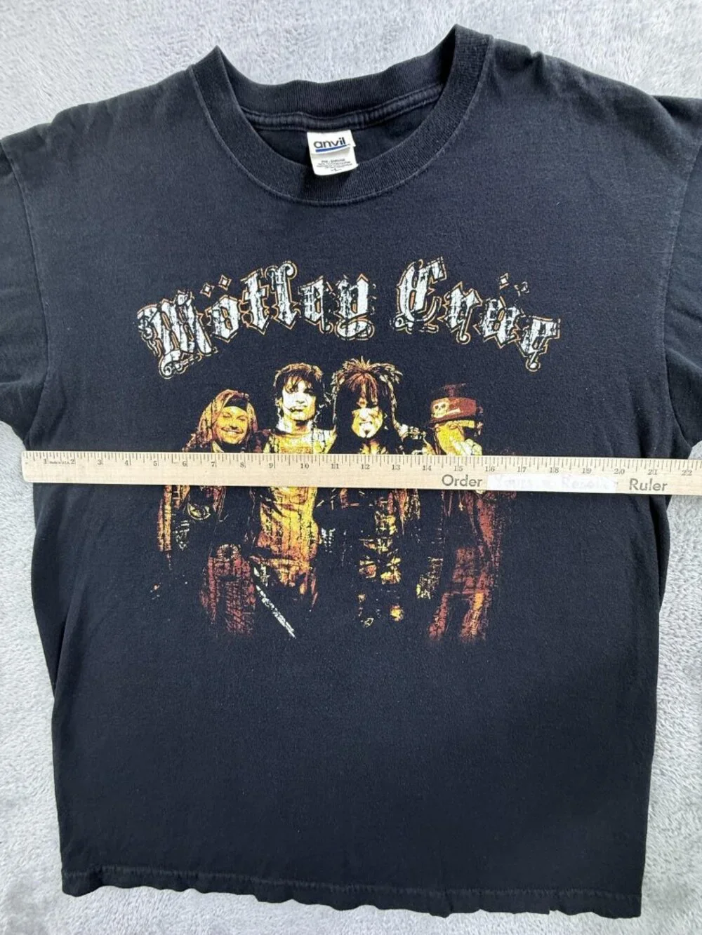 Vintage Motley Crue Shirt Mens Large Black Route Of All Evil Tour Rock Tee 2006